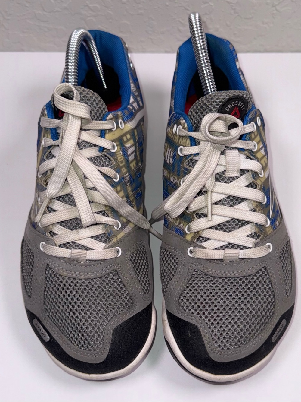 Reebok Nano CrossFit Training Shoes Men’s 6.5 Gray Blue Sneakers